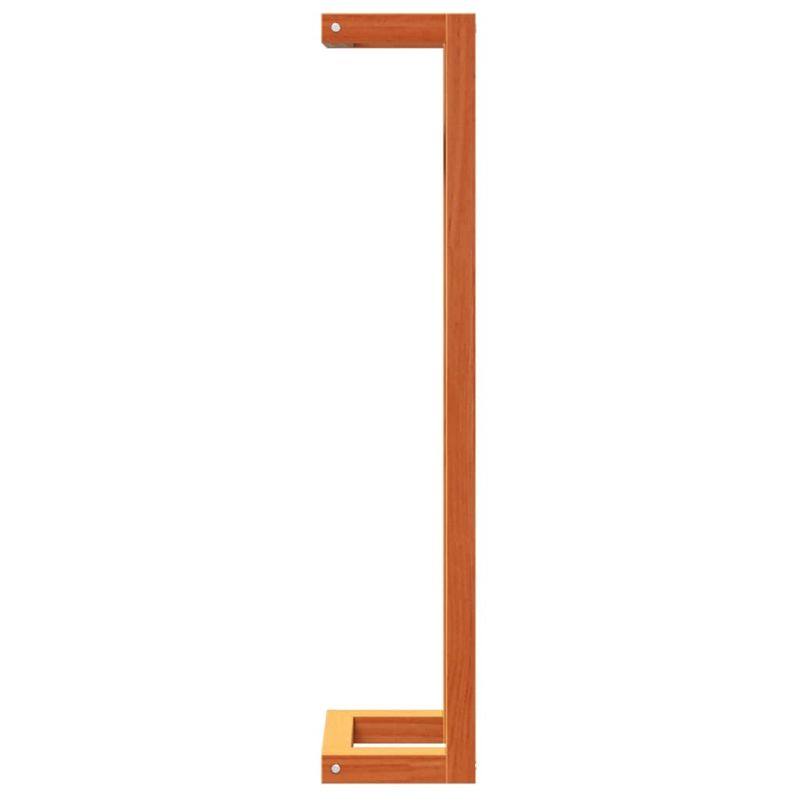 Casa si Gradina - Sanitare - Suporturi si accesorii baie - Suporturi baie - Suport prosoape, maro ceruit, 23x18x90 cm, lemn masiv pin - Infinity.ro
