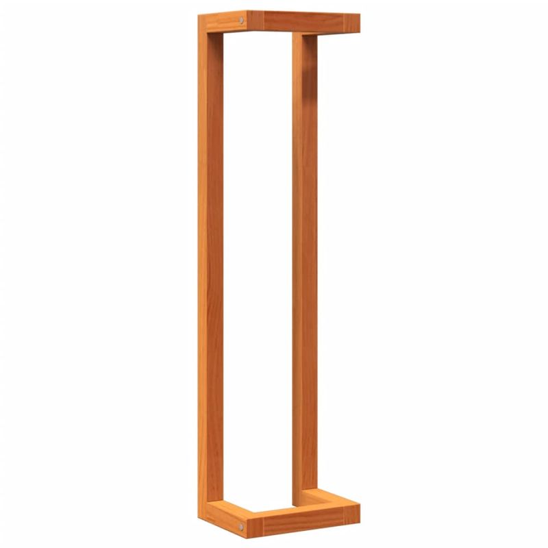 Casa si Gradina - Sanitare - Suporturi si accesorii baie - Suporturi baie - Suport prosoape, maro ceruit, 23x18x90 cm, lemn masiv pin - Infinity.ro