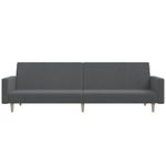 Casa si Gradina - Mobilier - Canapele si coltare - Canapele - Canapea extensibila cu 2 locuri, gri deschis, tesatura - Infinity.ro
