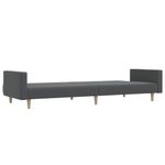 Casa si Gradina - Mobilier - Canapele si coltare - Canapele - Canapea extensibila cu 2 locuri, gri deschis, tesatura - Infinity.ro