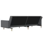 Casa si Gradina - Mobilier - Canapele si coltare - Canapele - Canapea extensibila cu 2 locuri, gri deschis, tesatura - Infinity.ro