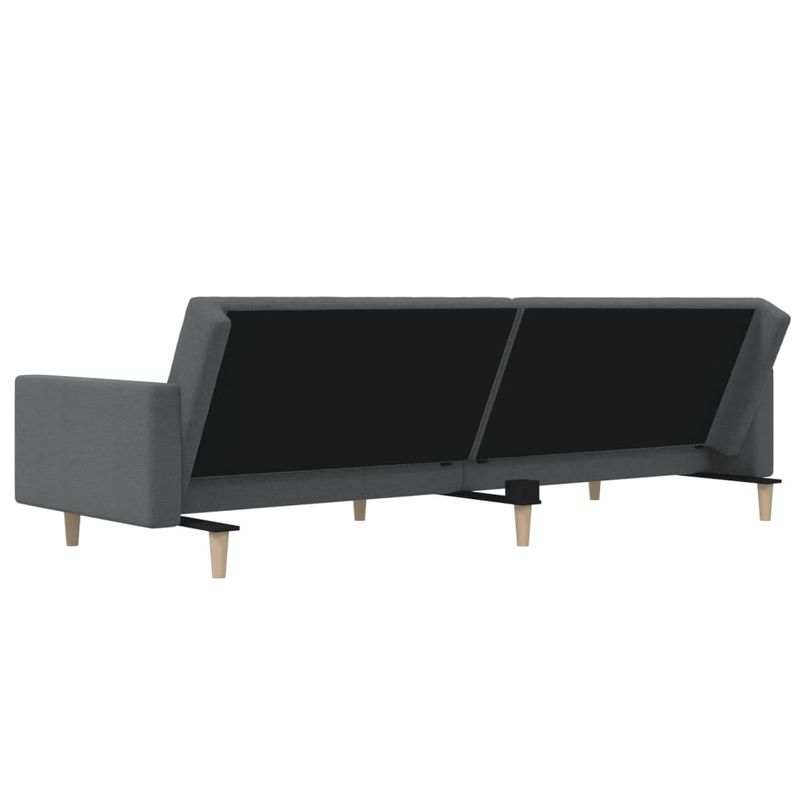 Casa si Gradina - Mobilier - Canapele si coltare - Canapele - Canapea extensibila cu 2 locuri, gri deschis, tesatura - Infinity.ro