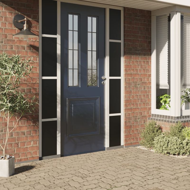 Casa si Gradina - Constructii - Ferestre si accesorii - Accesorii ferestre - Folie pentru fereastra statica, negru mat, 45x1000 cm, PVC - Infinity.ro