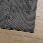 Casa si Gradina - Textile si covoare - Covoare - Covoare casa - Covor "IZA" aspect scandinav cu fire scurte, antracit,120x170cm - Infinity.ro