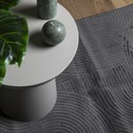 Casa si Gradina - Textile si covoare - Covoare - Covoare casa - Covor "IZA" aspect scandinav cu fire scurte, antracit,120x170cm - Infinity.ro