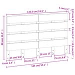 Casa si Gradina - Mobilier - Paturi si accesorii - Accesorii paturi - Tablie de pat, maro ceruit, 180.5x80 cm, lemn masiv de pin - Infinity.ro
