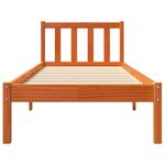 Casa si Gradina - Mobilier - Paturi si accesorii - Paturi - Pat de zi, maro ceruit, 75x190 cm, lemn masiv de pin - Infinity.ro