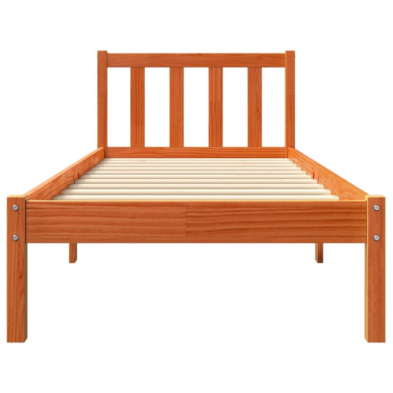 Casa si Gradina - Mobilier - Paturi si accesorii - Paturi - Pat de zi, maro ceruit, 75x190 cm, lemn masiv de pin - Infinity.ro