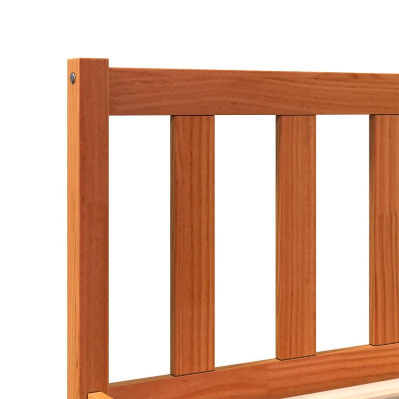 Casa si Gradina - Mobilier - Paturi si accesorii - Paturi - Pat de zi, maro ceruit, 75x190 cm, lemn masiv de pin - Infinity.ro