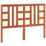 Casa si Gradina - Mobilier - Paturi si accesorii - Accesorii paturi - Tablie de pat, maro ceruit, 150 cm, lemn masiv de pin - Infinity.ro