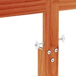 Casa si Gradina - Mobilier - Paturi si accesorii - Accesorii paturi - Tablie de pat, maro ceruit, 150 cm, lemn masiv de pin - Infinity.ro