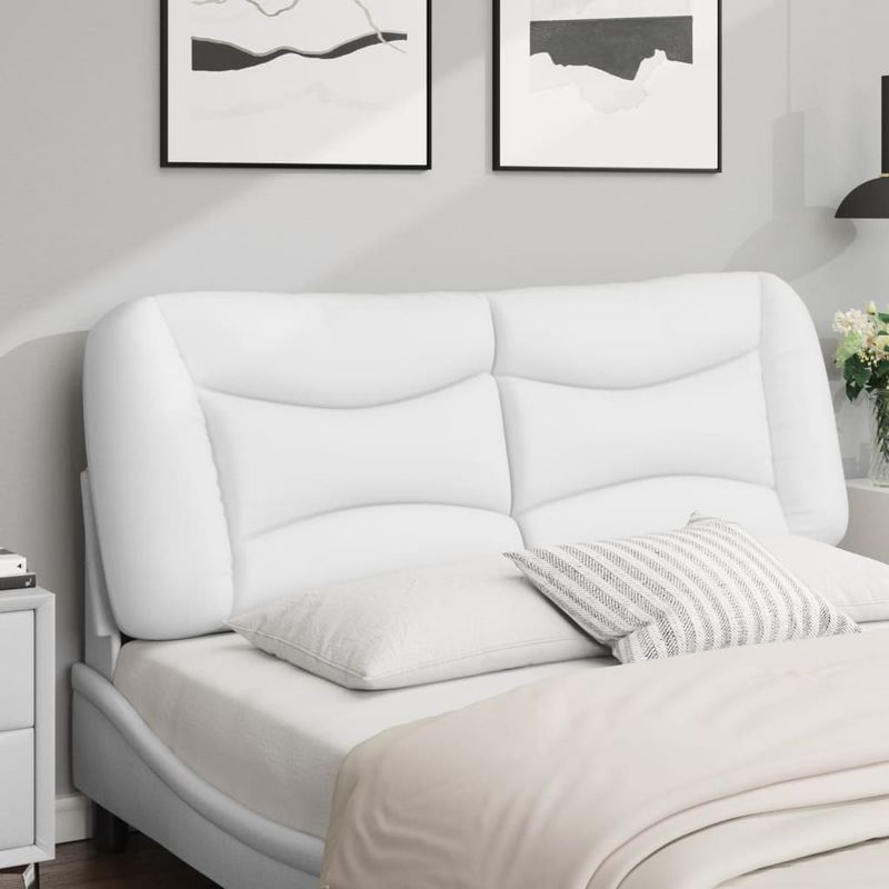 Casa si Gradina - Mobilier - Paturi si accesorii - Accesorii paturi - Tablie de pat Alb 120 cm Lemn compozit - Infinity.ro