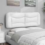 Casa si Gradina - Mobilier - Paturi si accesorii - Accesorii paturi - Tablie de pat Alb 120 cm Lemn compozit - Infinity.ro