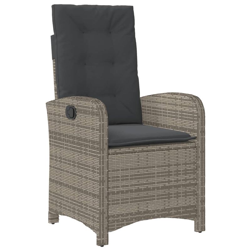Casa si Gradina - Gradina si terasa - Mobilier exterior - Seturi mobila gradina - Set mobilier de gradina cu perne, 5 piese, gri, poliratan - Infinity.ro