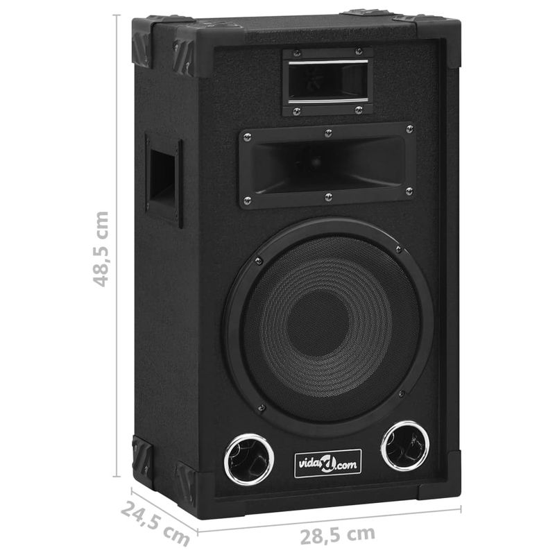 TV, Audio-Video si Foto - Audio Hi-Fi - Boxe si subwoofere - Boxe Hifi de scena pasive profesionale, 2 buc., negru, 800 W - Infinity.ro