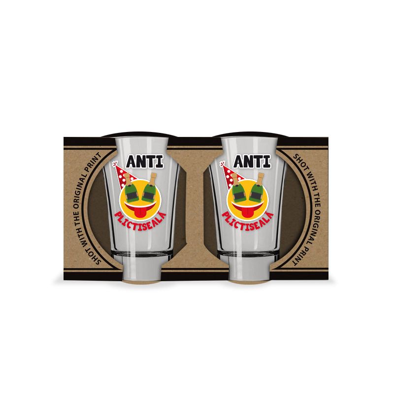 Casa si Gradina - Bucatarie si vesela - Cani si pahare - Pahare - Set 2 SHOT-uri Anti plictiseala - Infinity.ro