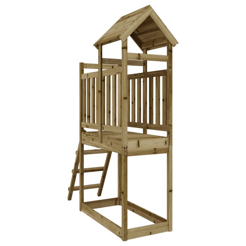 Jucarii, Copii si Bebe - Jucarii si jocuri - Jucarii de exterior - Spatii de joaca si accesorii - Set de joaca de exterior, 53x110x214 cm, lemn de pin impregnat - Infinity.ro