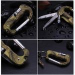 Casa si Gradina - Gradinarit si plante - Unelte gradinarit - Topoare - Set Topor, Carabina multifunctionala si Briceag automat, IdeallStore®, Otel, Negru - Infinity.ro