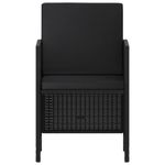 Casa si Gradina - Gradina si terasa - Mobilier exterior - Canapele si fotolii gradina - Set mobilier de gradina cu perne, 6 piese, negru, poliratan - Infinity.ro