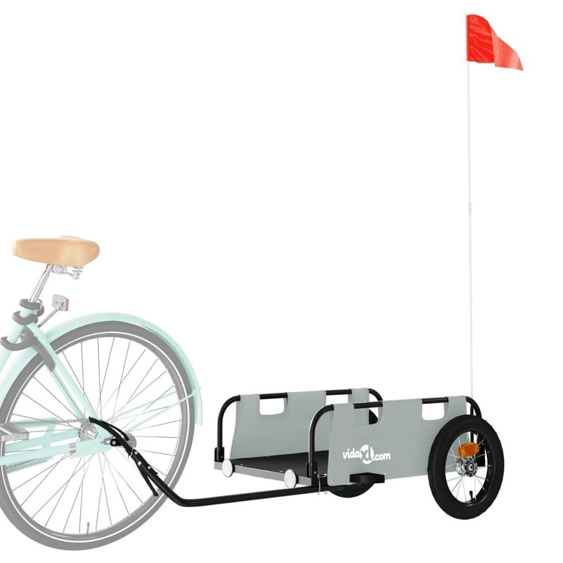 Sport si Outdoor - Ciclism - Accesorii pentru biciclete - Remorci biciclete - Remorca de bicicleta, textil oxford și fier, mărime 122x53x33 cm - Infinity.ro