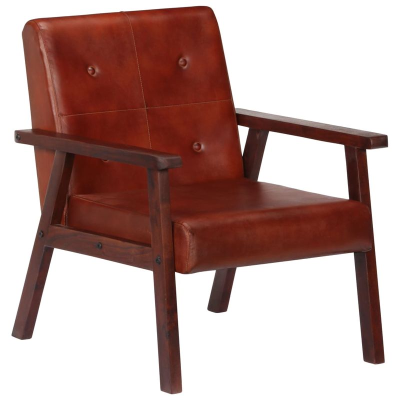 Casa si Gradina - Mobilier - Scaune si fotolii - Fotolii - Fotoliu, maro, piele naturala - Infinity.ro