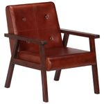 Casa si Gradina - Mobilier - Scaune si fotolii - Fotolii - Fotoliu, maro, piele naturala - Infinity.ro