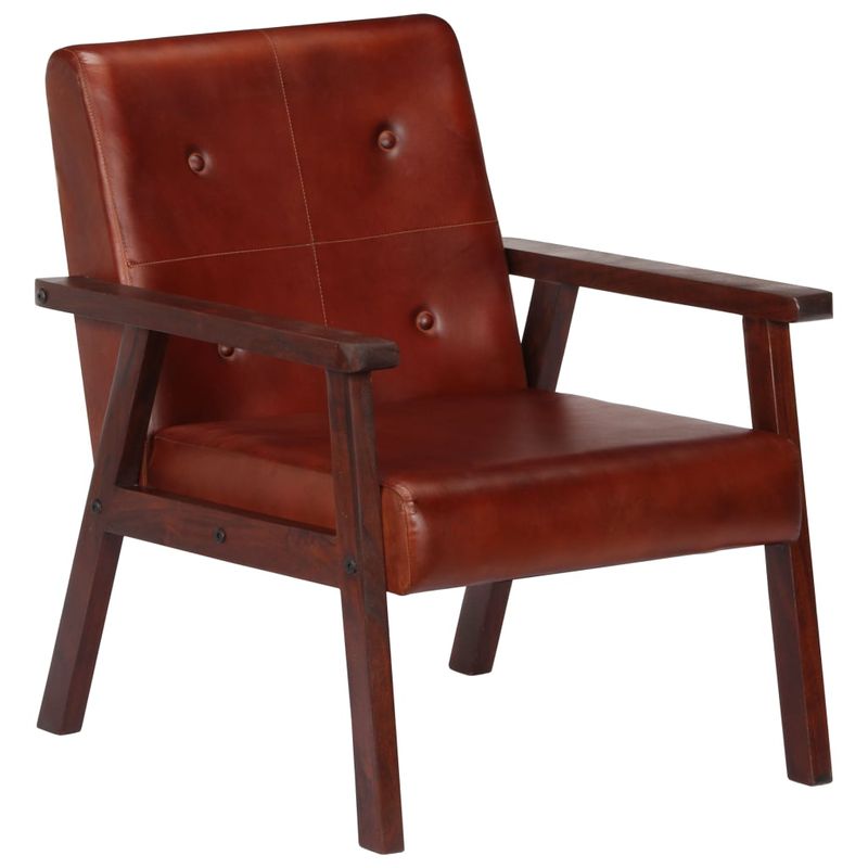 Casa si Gradina - Mobilier - Scaune si fotolii - Fotolii - Fotoliu, maro, piele naturala - Infinity.ro