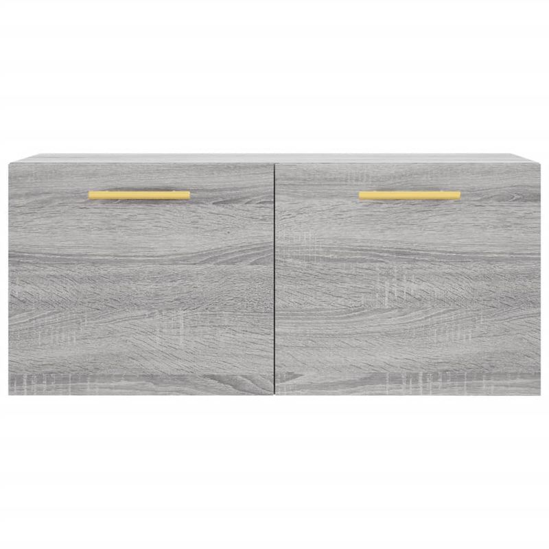 Casa si Gradina - Mobilier - Dulapuri si sifoniere - Dulapuri - Dulap de perete, gri sonoma, 80x36,5x35 cm, lemn compozit - Infinity.ro