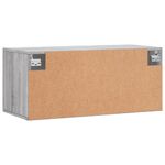 Casa si Gradina - Mobilier - Dulapuri si sifoniere - Dulapuri - Dulap de perete, gri sonoma, 80x36,5x35 cm, lemn compozit - Infinity.ro