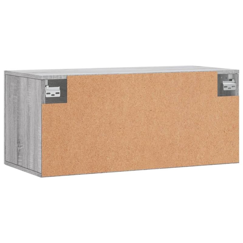 Casa si Gradina - Mobilier - Dulapuri si sifoniere - Dulapuri - Dulap de perete, gri sonoma, 80x36,5x35 cm, lemn compozit - Infinity.ro