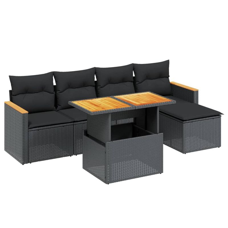 Casa si Gradina - Mobilier - Comode si corpuri - Masute de toaleta - Masa de toaleta cu LED, negru, 74,5x40x141 cm - Infinity.ro