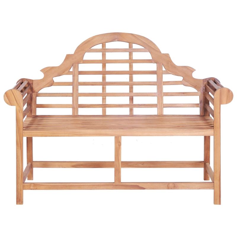 Casa si Gradina - Gradina si terasa - Mobilier exterior - Bancute de gradina - Banca de gradina, 127x58,5x92,5 cm, lemn masiv de tec - Infinity.ro