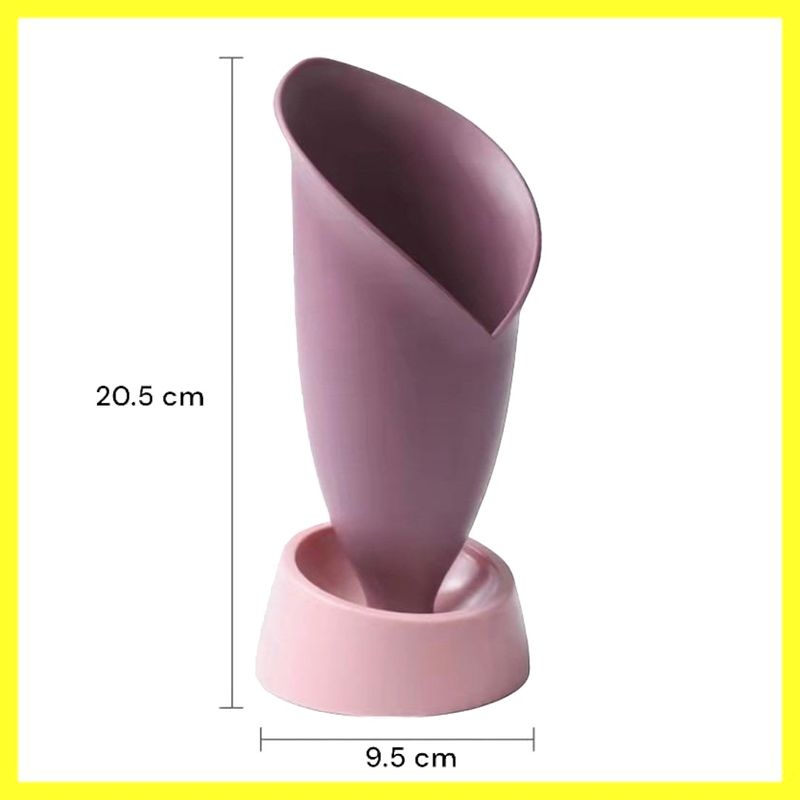 Casa si Gradina - Bucatarie si vesela - Ustensile bucatarie - Seturi ustensile de bucatarie - Suport plastic pentru tacamuri si ustensile bucatarie, mov/roz, 20,5x9.5 cm - Infinity.ro