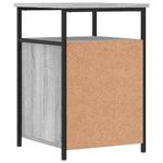 Casa si Gradina - Mobilier - Comode si corpuri - Noptiere - Noptiera, gri sonoma, 40x42x60 cm, lemn prelucrat - Infinity.ro