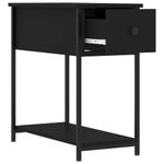 Casa si Gradina - Mobilier - Comode si corpuri - Noptiere - Noptiera, negru, 30x60x60 cm, lemn prelucrat - Infinity.ro