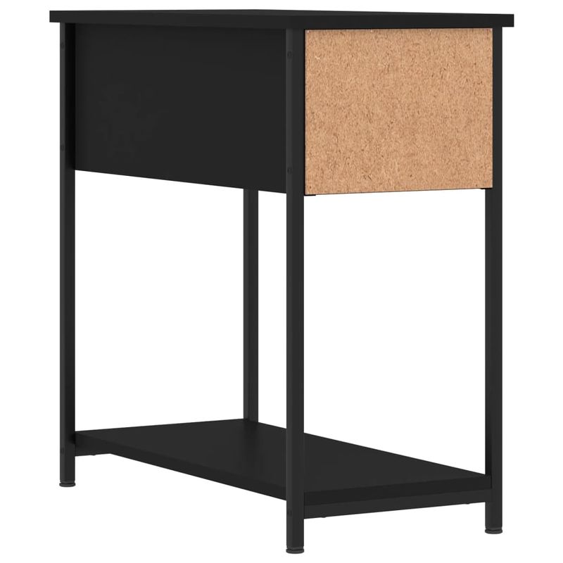Casa si Gradina - Mobilier - Comode si corpuri - Noptiere - Noptiera, negru, 30x60x60 cm, lemn prelucrat - Infinity.ro