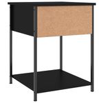 Casa si Gradina - Mobilier - Comode si corpuri - Noptiere - Noptiere, 2 buc., negru, 44x45x58 cm, lemn compozit - Infinity.ro