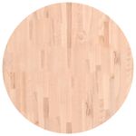 Casa si Gradina - Mobilier - Feronerie si accesorii mobila - Blat de masa rotund, diametru 80x4 cm, lemn masiv de fag, maro deschis - Infinity.ro