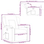 Casa si Gradina - Mobilier - Scaune si fotolii - Fotolii - Fotoliu rabatabil, negru, material textil - Infinity.ro