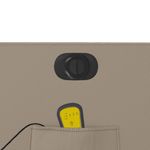 Ingrijire personala si Cosmetice - Sanatate si wellness - Articole wellness - Fotolii de masaj - Fotoliu electric masaj rabatabil cu ridicare, cappuccino - Infinity.ro