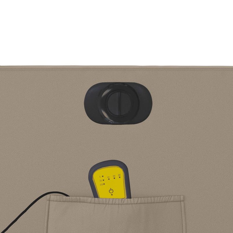 Ingrijire personala si Cosmetice - Sanatate si wellness - Articole wellness - Fotolii de masaj - Fotoliu electric masaj rabatabil cu ridicare, cappuccino - Infinity.ro