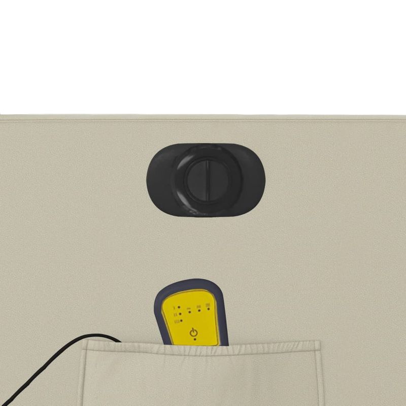 Ingrijire personala si Cosmetice - Sanatate si wellness - Articole wellness - Fotolii de masaj - Fotoliu electric de masaj rabatabil, crem, piele ecologica - Infinity.ro