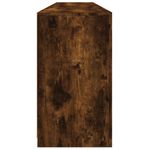 Casa si Gradina - Mobilier - Comode si corpuri - Comode - Servanta cu lumini LED, stejar fumuriu, 181,5x37x67 cm - Infinity.ro