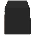 Casa si Gradina - Mobilier - Comode si corpuri - Comode - Comode TV de perete, negru, 80x30x30 cm, lemn prelucrat - Infinity.ro