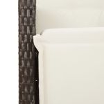 Casa si Gradina - Gradina si terasa - Mobilier exterior - Seturi mobila gradina - Set mobilier de gradina cu perne, 7 piese, maro, poliratan - Infinity.ro