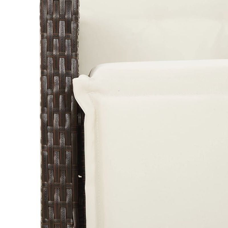 Casa si Gradina - Gradina si terasa - Mobilier exterior - Seturi mobila gradina - Set mobilier de gradina cu perne, 7 piese, maro, poliratan - Infinity.ro