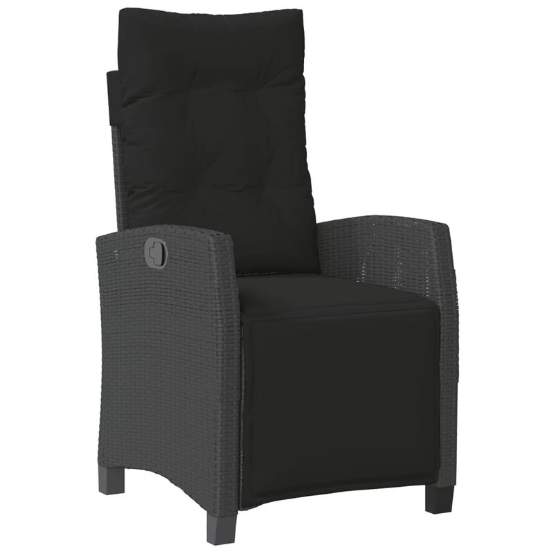 Casa si Gradina - Gradina si terasa - Mobilier exterior - Seturi mobila gradina - Set mobilier de gradina cu perne, 7 piese, negru, poliratan - Infinity.ro