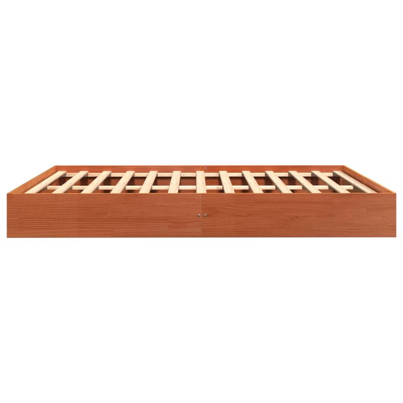 Casa si Gradina - Mobilier - Paturi si accesorii - Paturi - Cadru de pat, maro ceruit, 160x200 cm, lemn masiv de pin - Infinity.ro