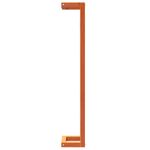 Casa si Gradina - Sanitare - Suporturi si accesorii baie - Suporturi baie - Suport prosoape, maro ceruit, 23x18x110 cm, lemn masiv pin - Infinity.ro