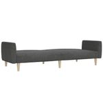 Casa si Gradina - Mobilier - Canapele si coltare - Canapele - Canapea extensibila cu 2 locuri, gri inchis, textil - Infinity.ro
